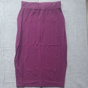 Universal Standard Deep Purple Pencil Skirt